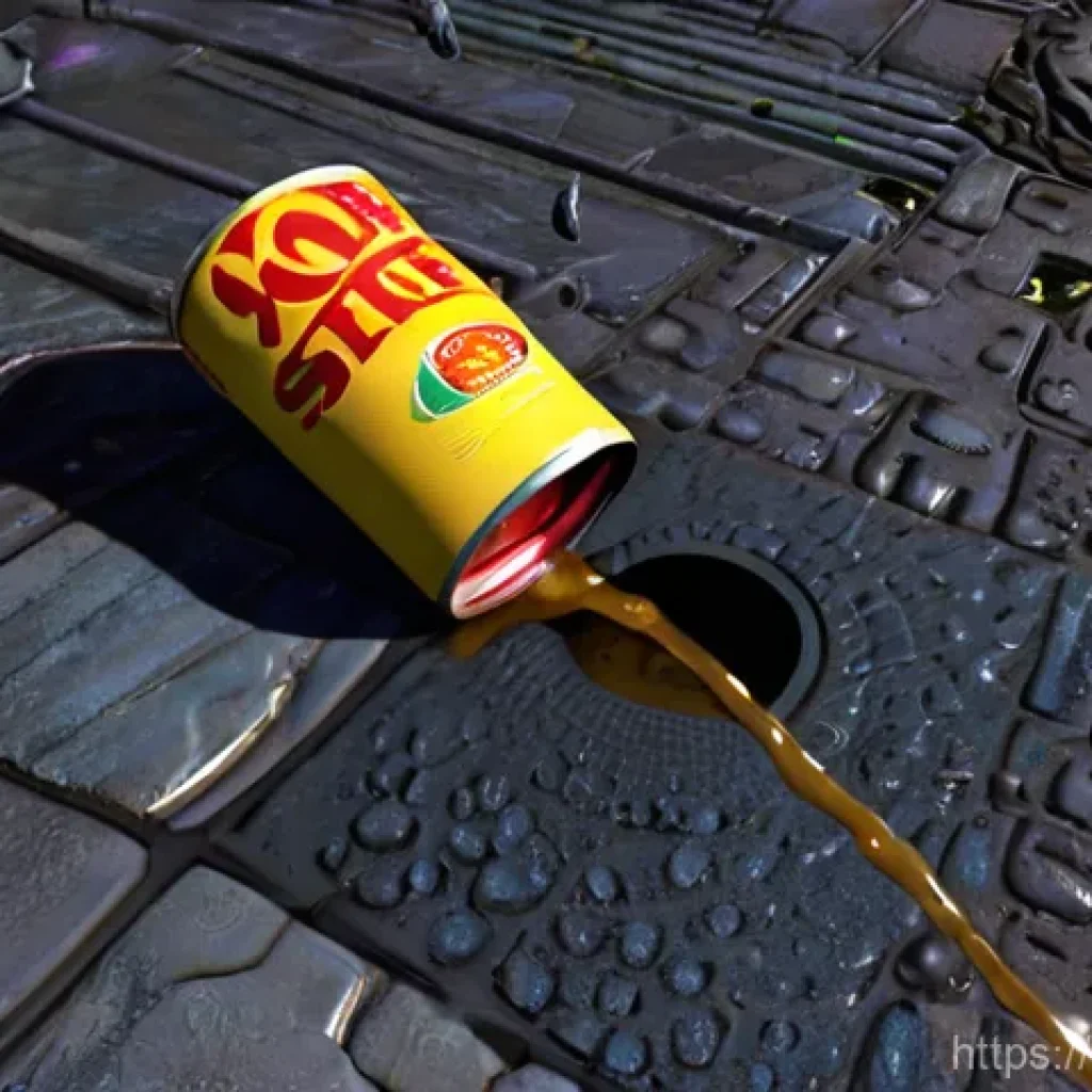 라바의 사회적 메시지 - **Prompt 1: Chaos at the Soda Can**
    Generate an image in the distinct 3D animation style of "Lar...