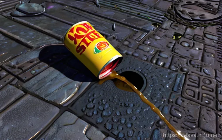 라바의 사회적 메시지 - **Prompt 1: Chaos at the Soda Can**
    Generate an image in the distinct 3D animation style of "Lar...