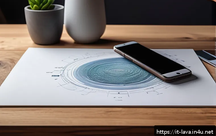 라바 굿즈 제작 비하인드 스토리 - A sleek, modern gadget design concept sketch on a wooden desk surrounded by sustainable materials sa...
